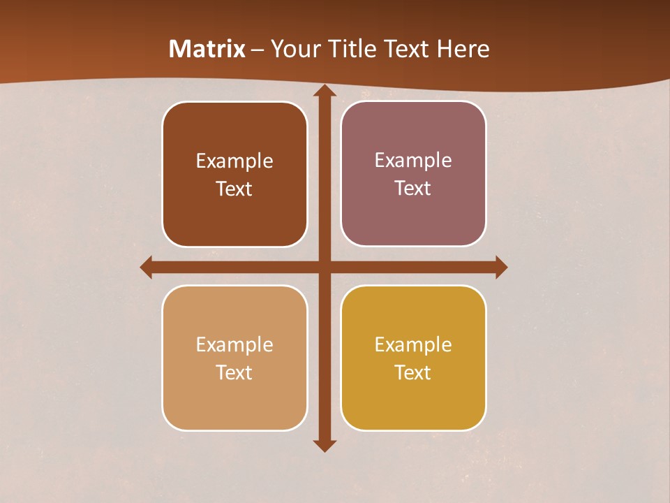 Grain Design Rust PowerPoint Template