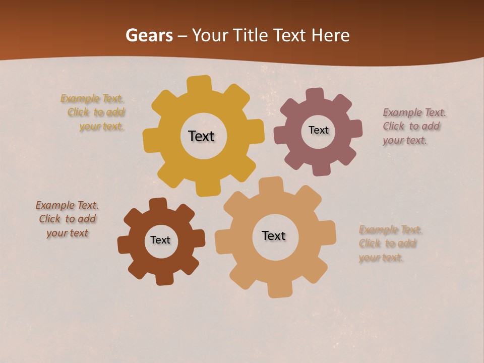 Grain Design Rust PowerPoint Template
