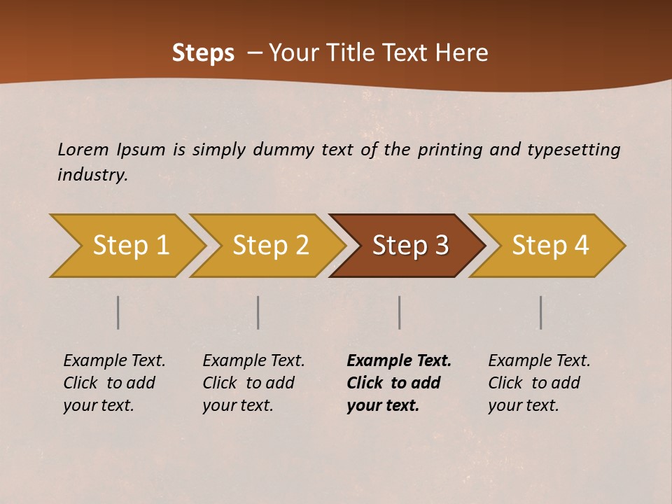 Grain Design Rust PowerPoint Template