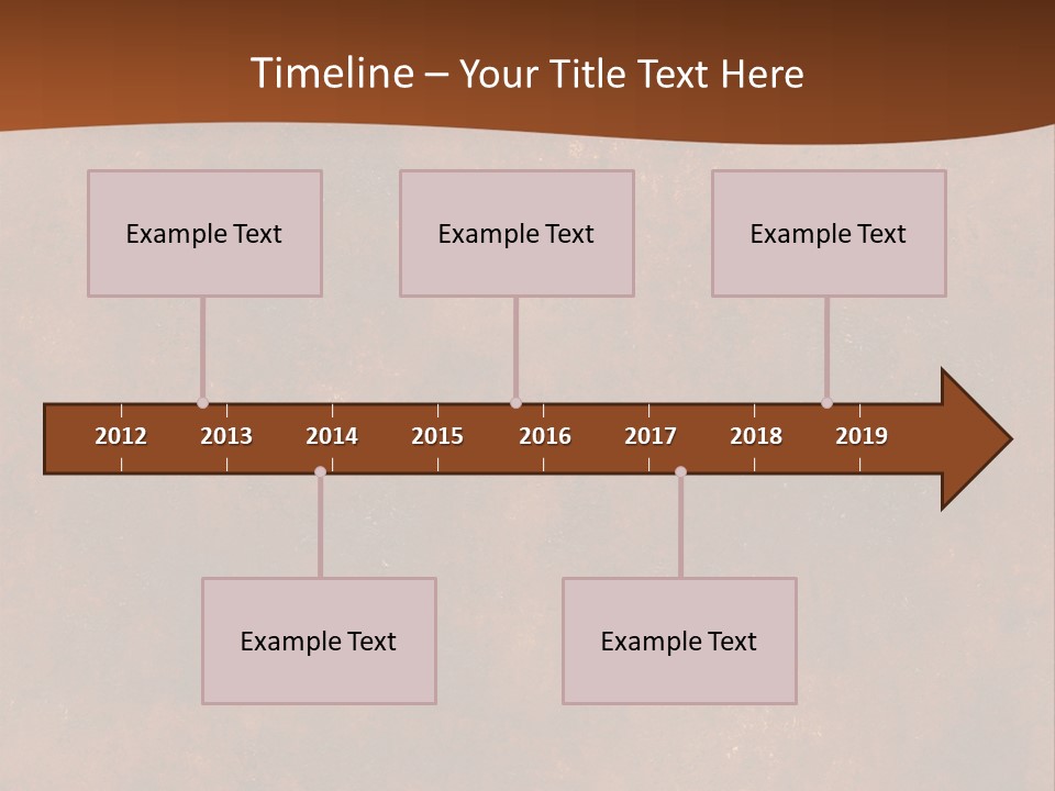 Grain Design Rust PowerPoint Template