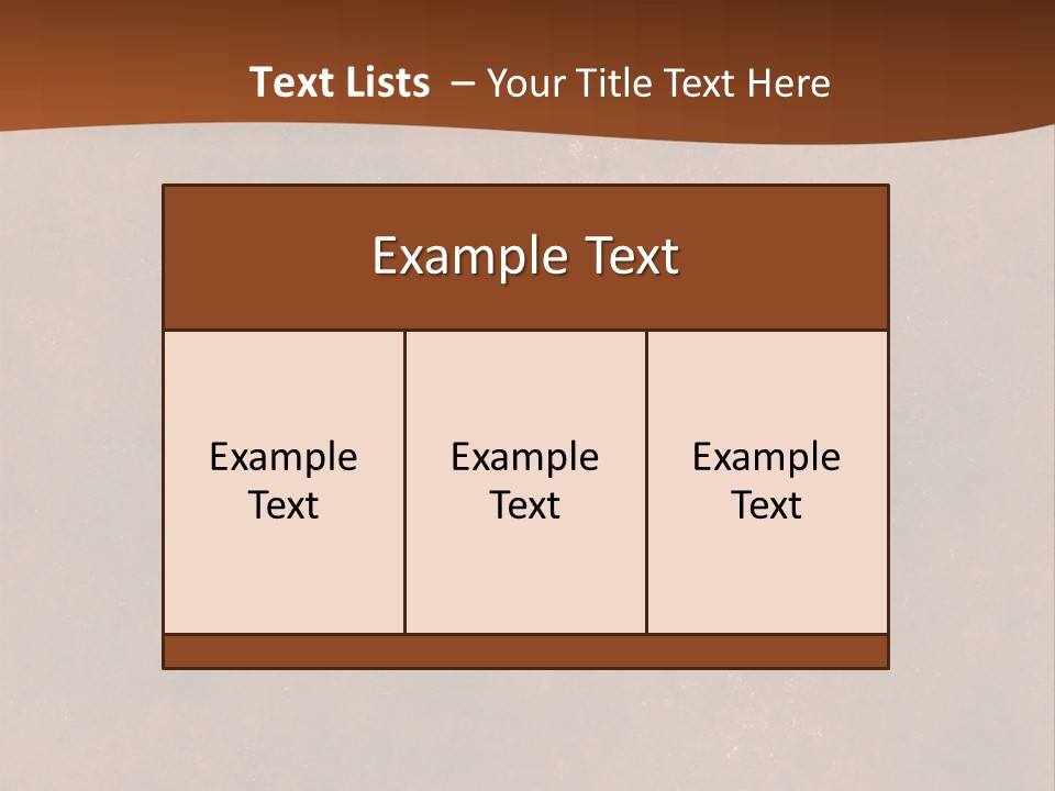Grain Design Rust PowerPoint Template