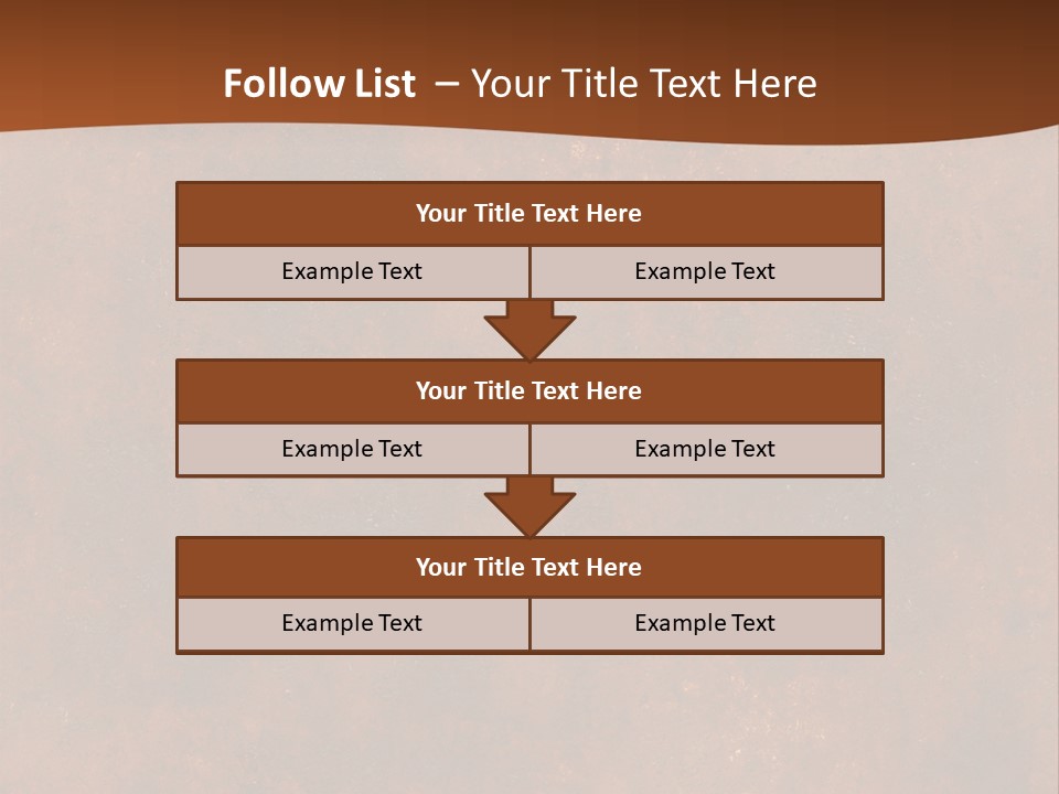 Grain Design Rust PowerPoint Template