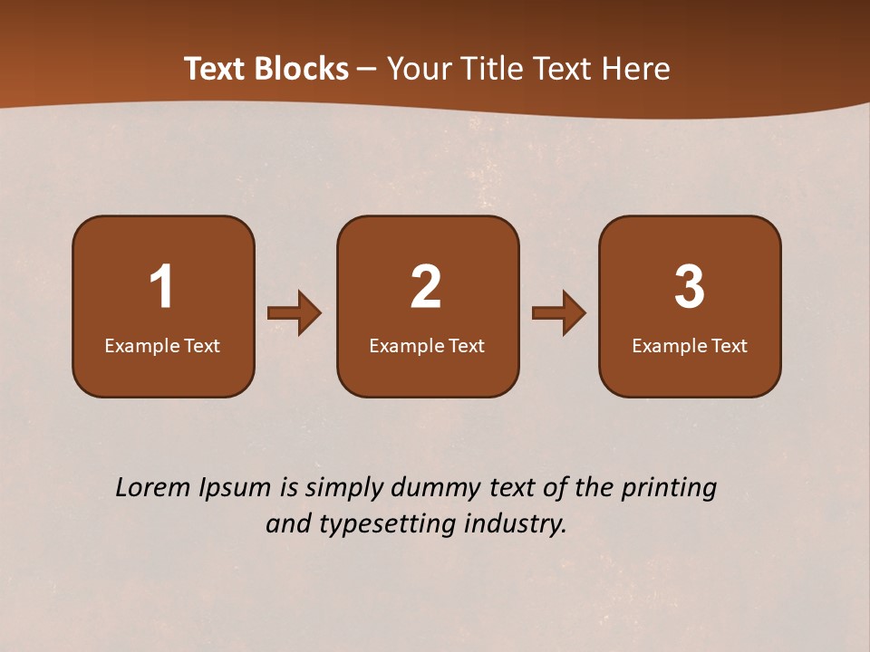 Grain Design Rust PowerPoint Template