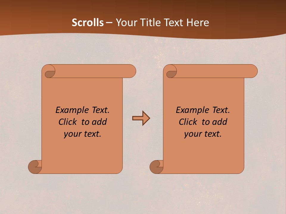 Grain Design Rust PowerPoint Template