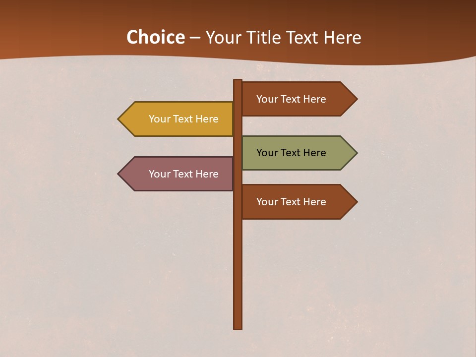 Grain Design Rust PowerPoint Template