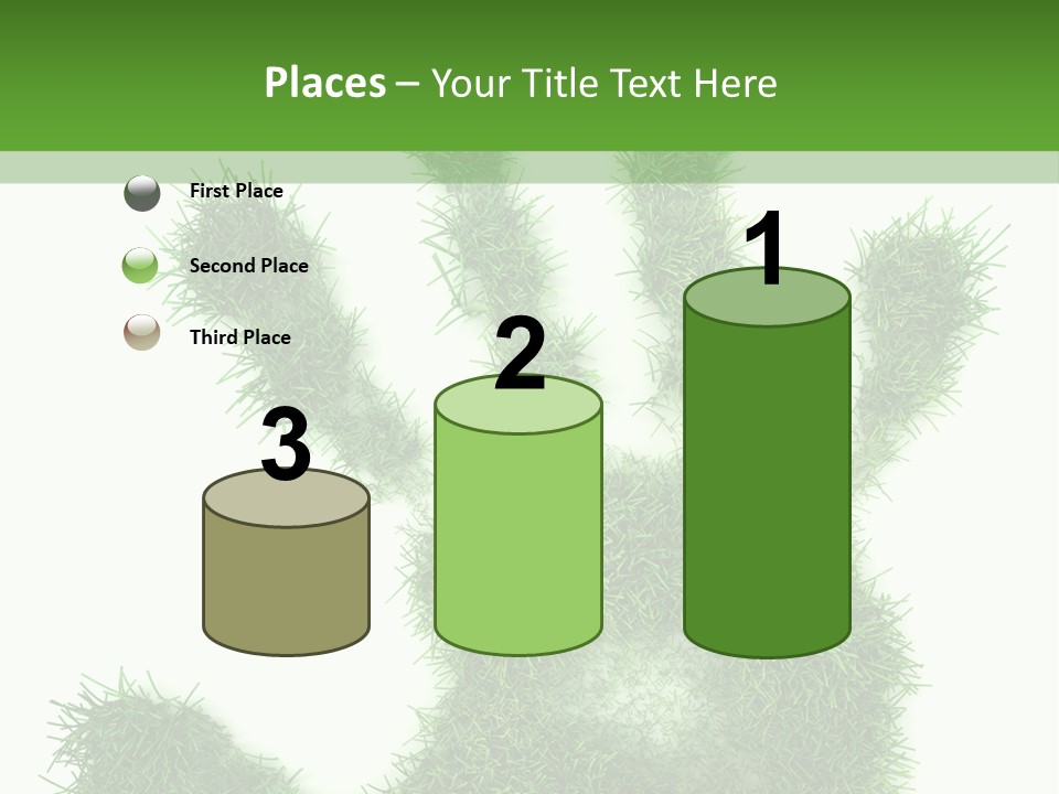 Plant Print Environmental PowerPoint Template