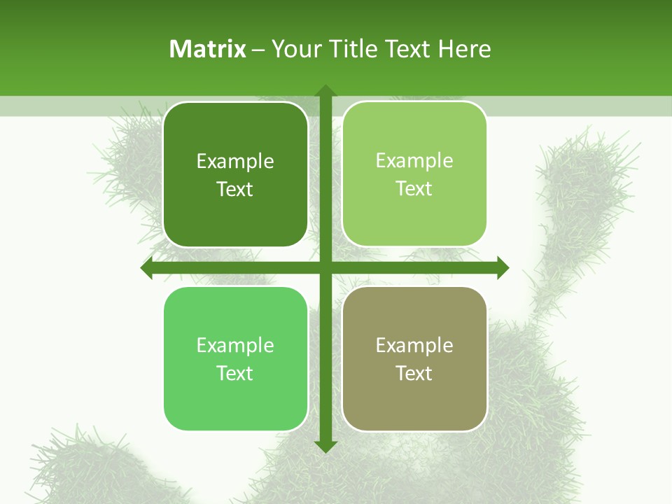 Plant Print Environmental PowerPoint Template