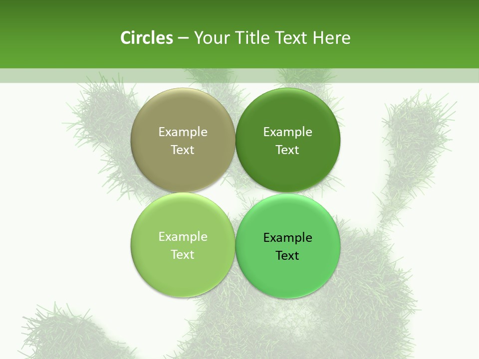 Plant Print Environmental PowerPoint Template