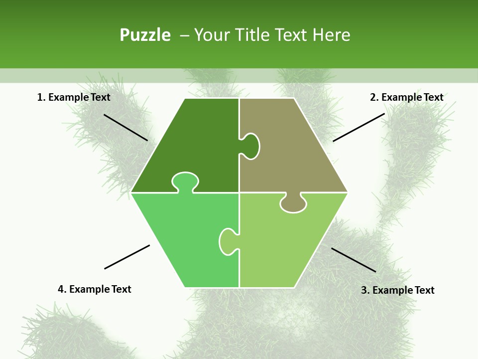 Plant Print Environmental PowerPoint Template