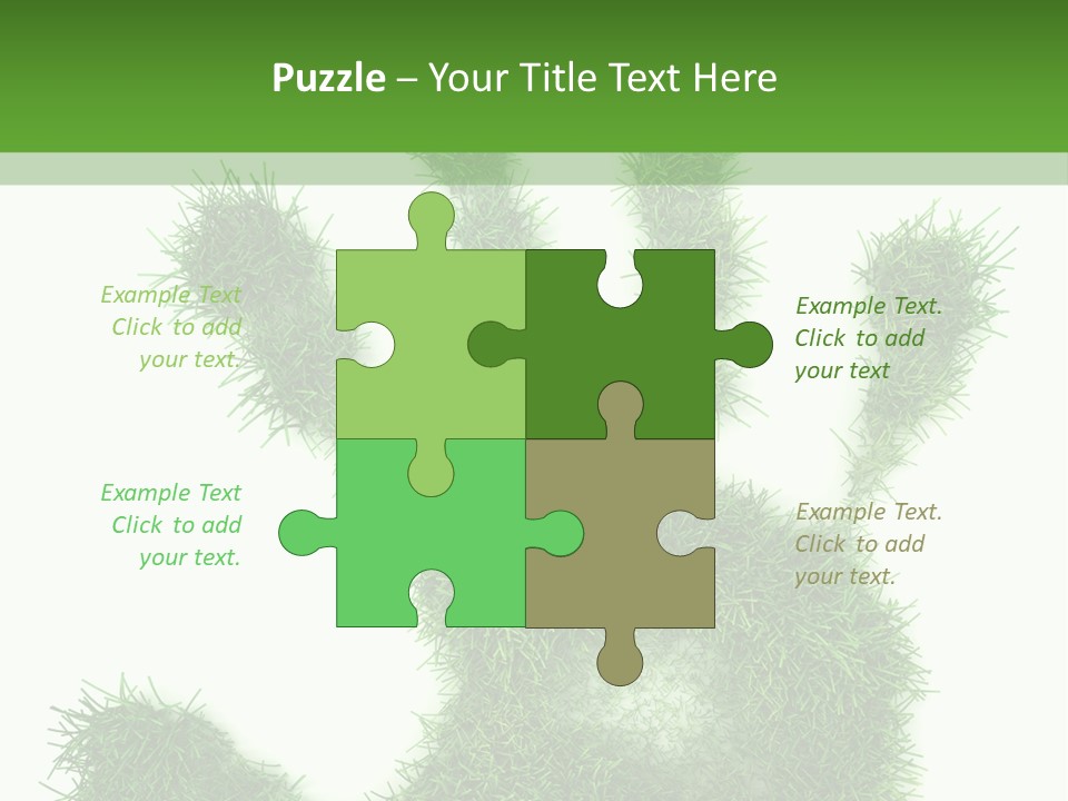 Plant Print Environmental PowerPoint Template