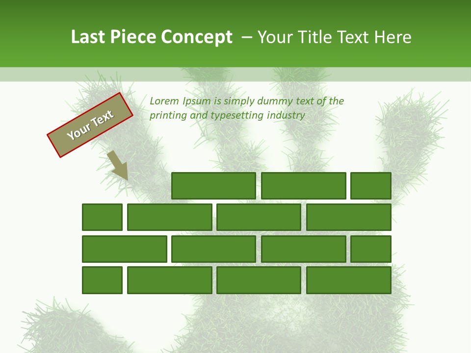 Plant Print Environmental PowerPoint Template