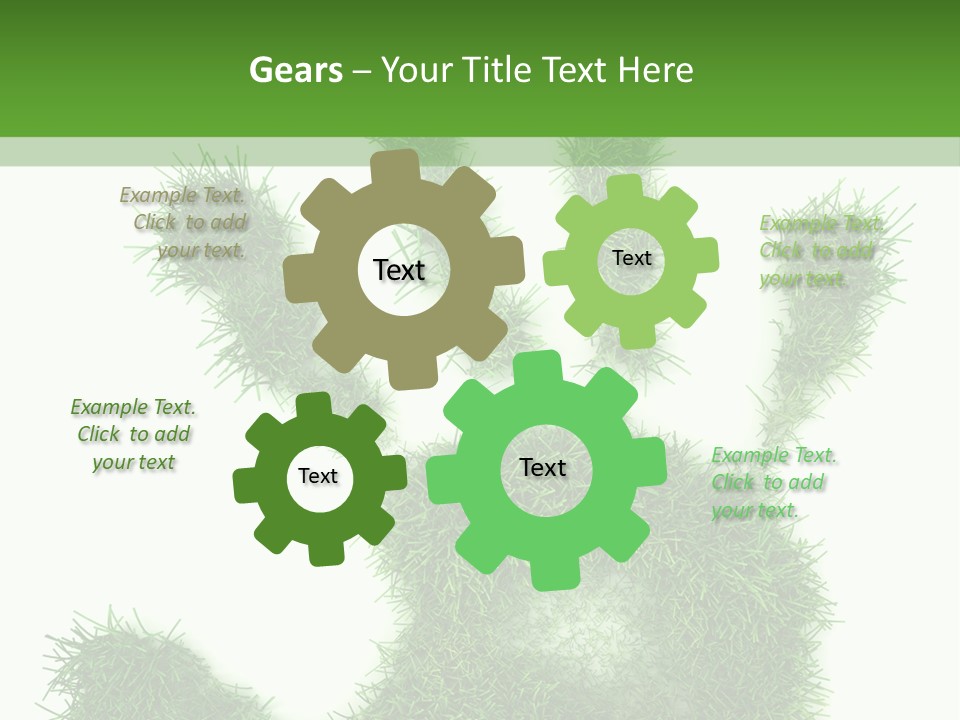 Plant Print Environmental PowerPoint Template