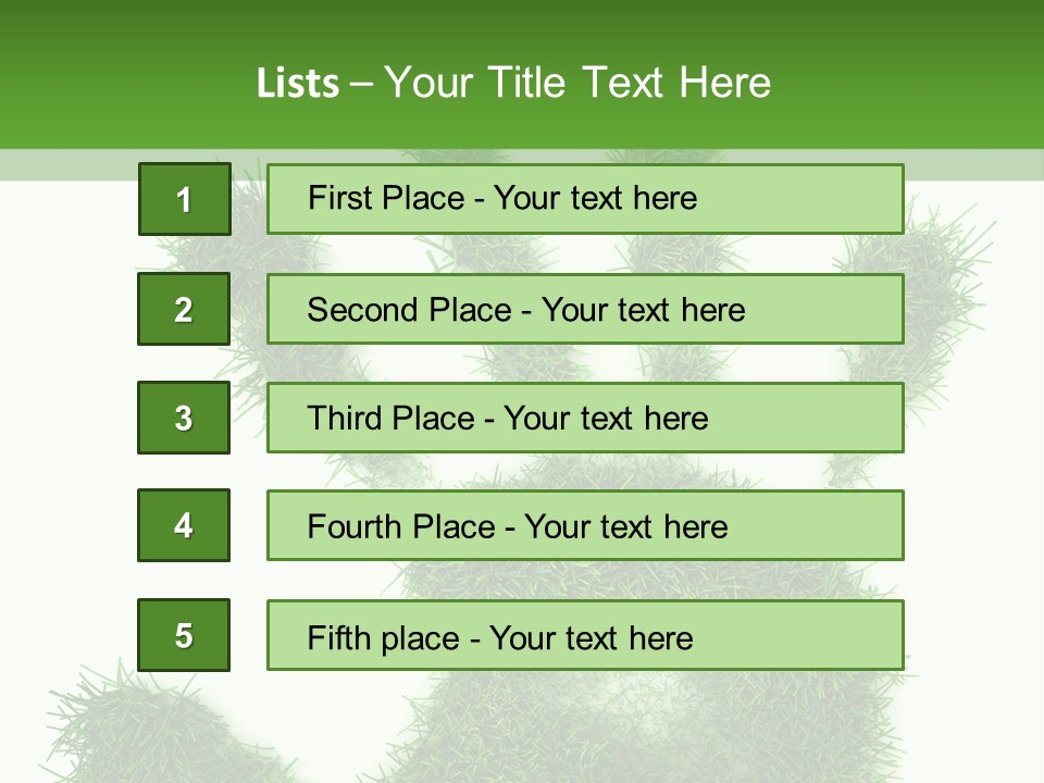 Plant Print Environmental PowerPoint Template