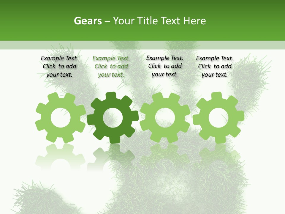 Plant Print Environmental PowerPoint Template