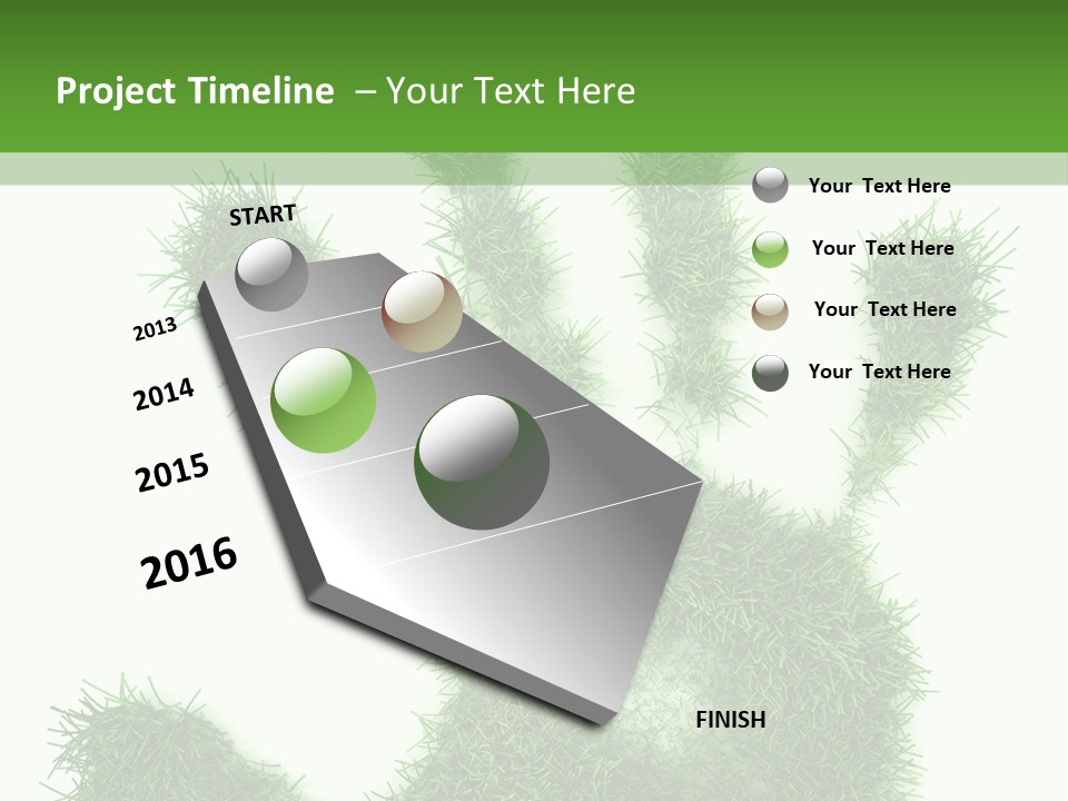 Plant Print Environmental PowerPoint Template