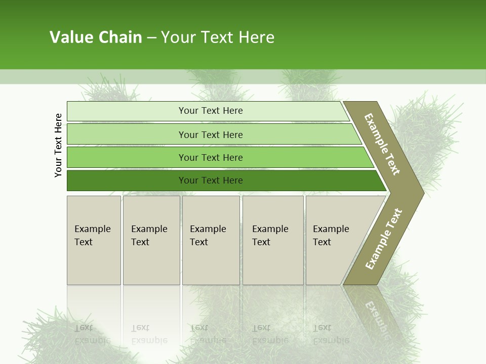 Plant Print Environmental PowerPoint Template