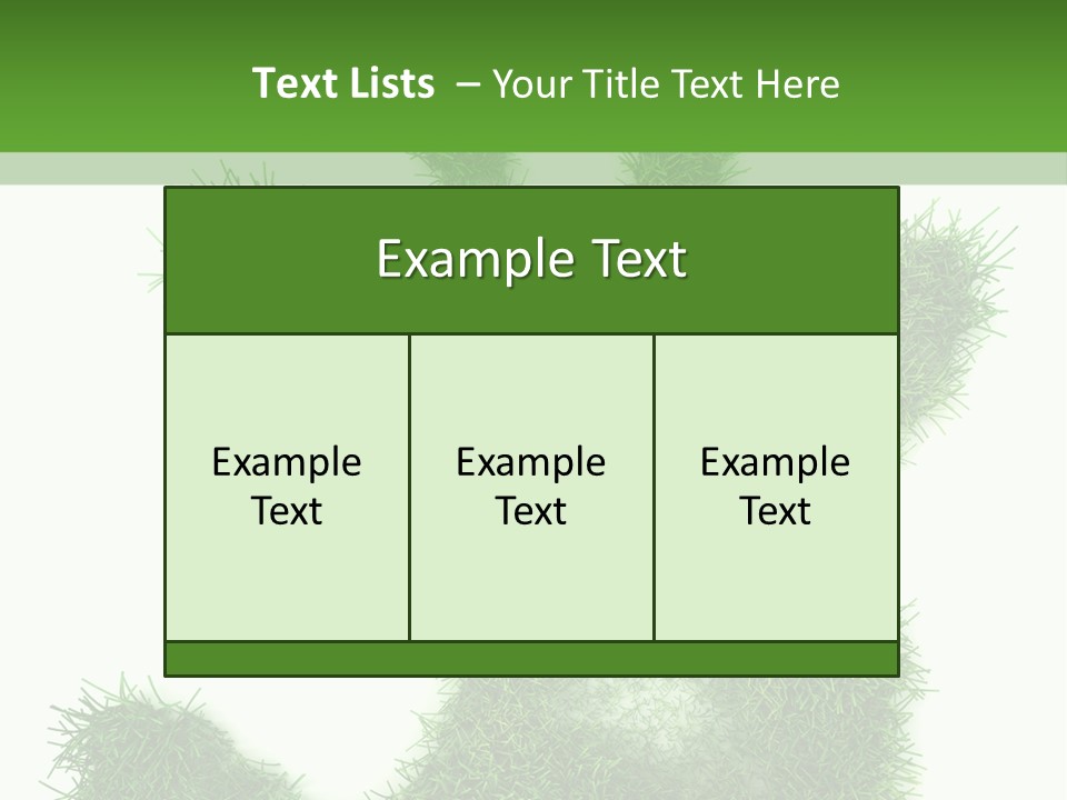 Plant Print Environmental PowerPoint Template