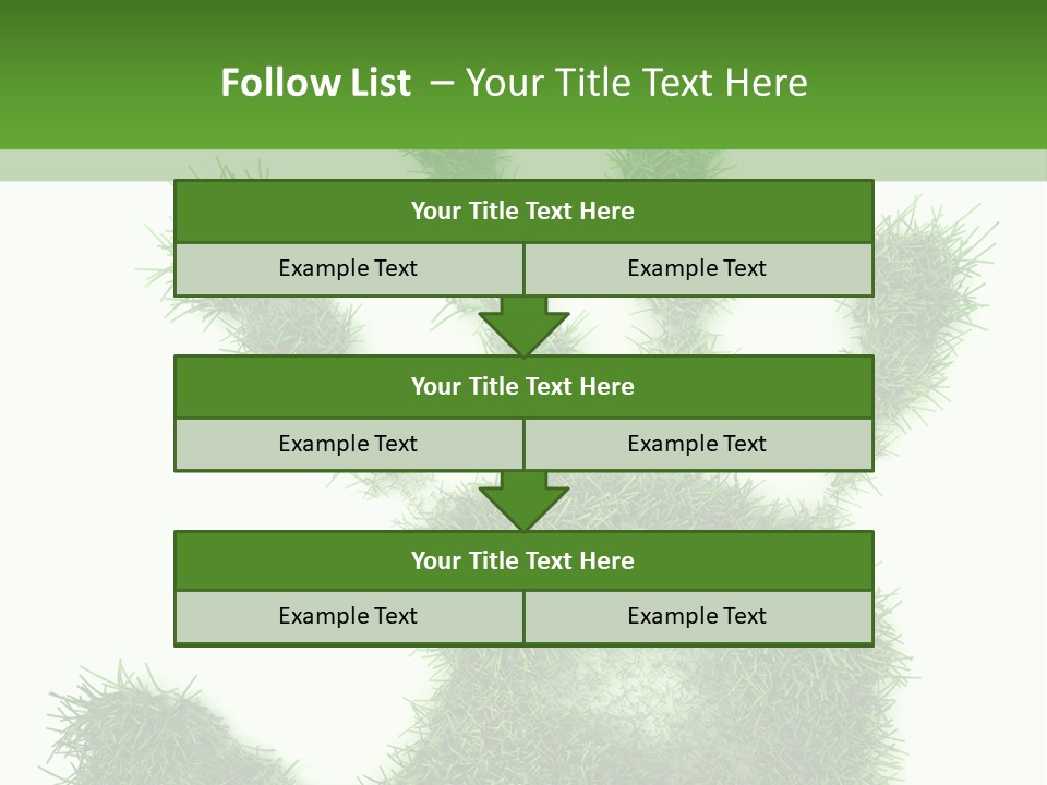 Plant Print Environmental PowerPoint Template