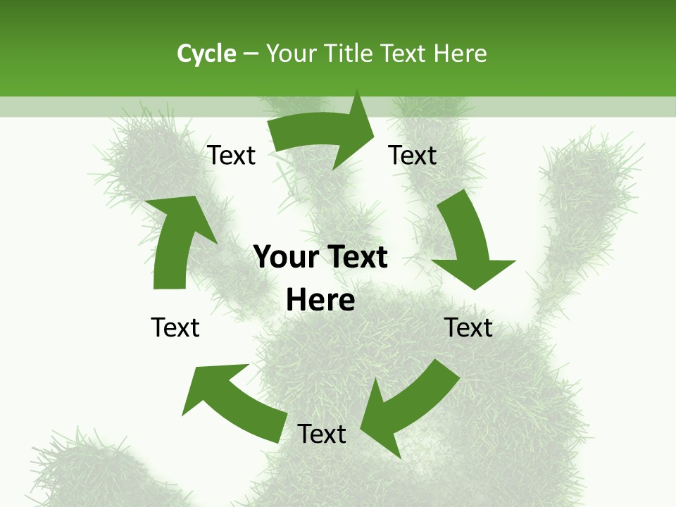 Plant Print Environmental PowerPoint Template