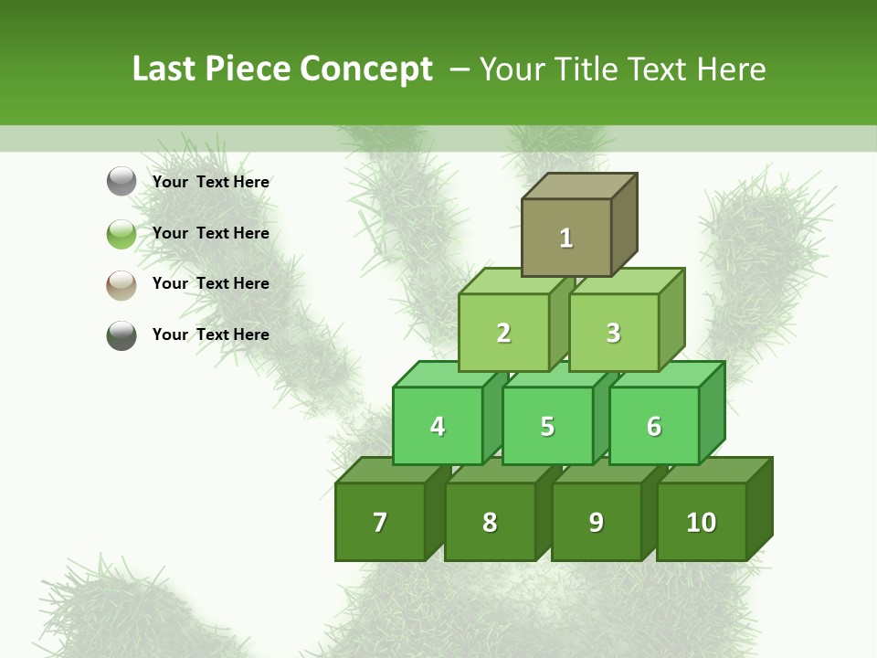 Plant Print Environmental PowerPoint Template