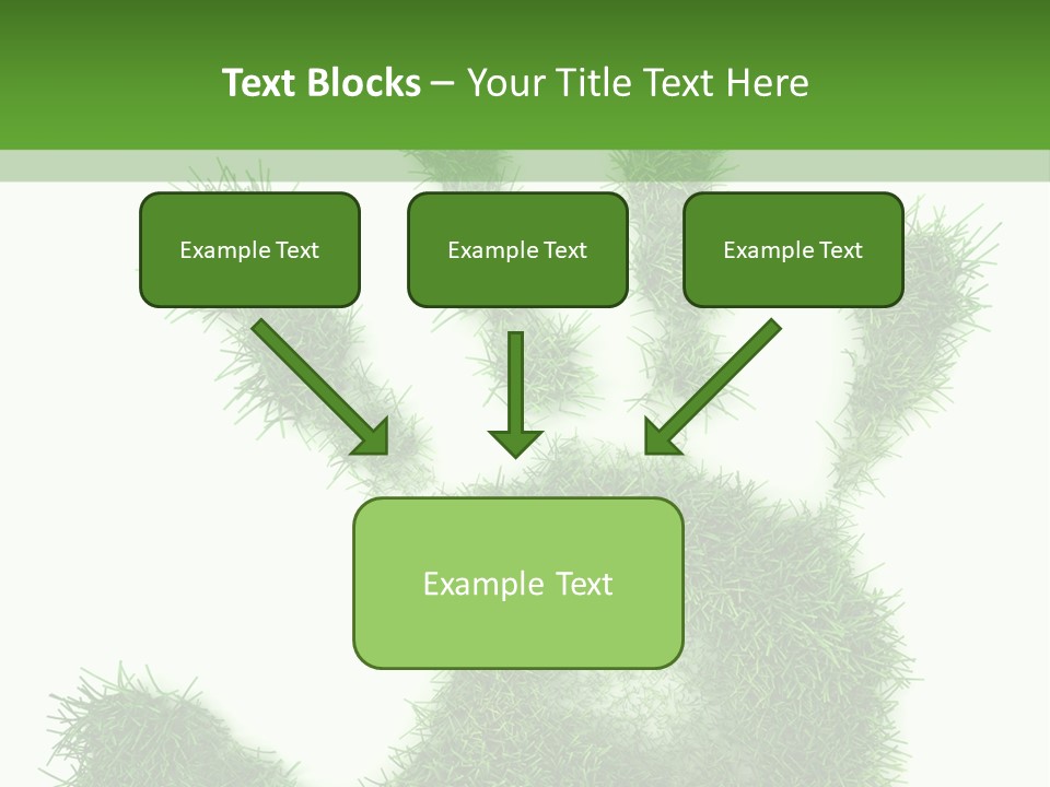 Plant Print Environmental PowerPoint Template