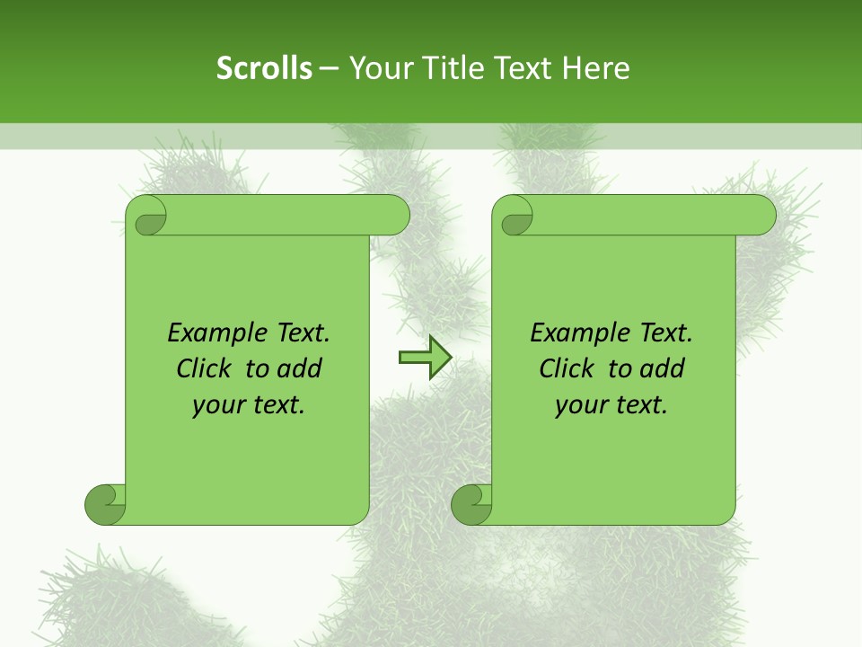Plant Print Environmental PowerPoint Template