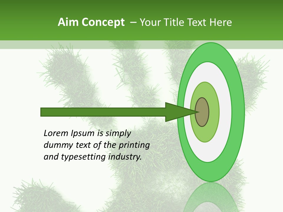 Plant Print Environmental PowerPoint Template
