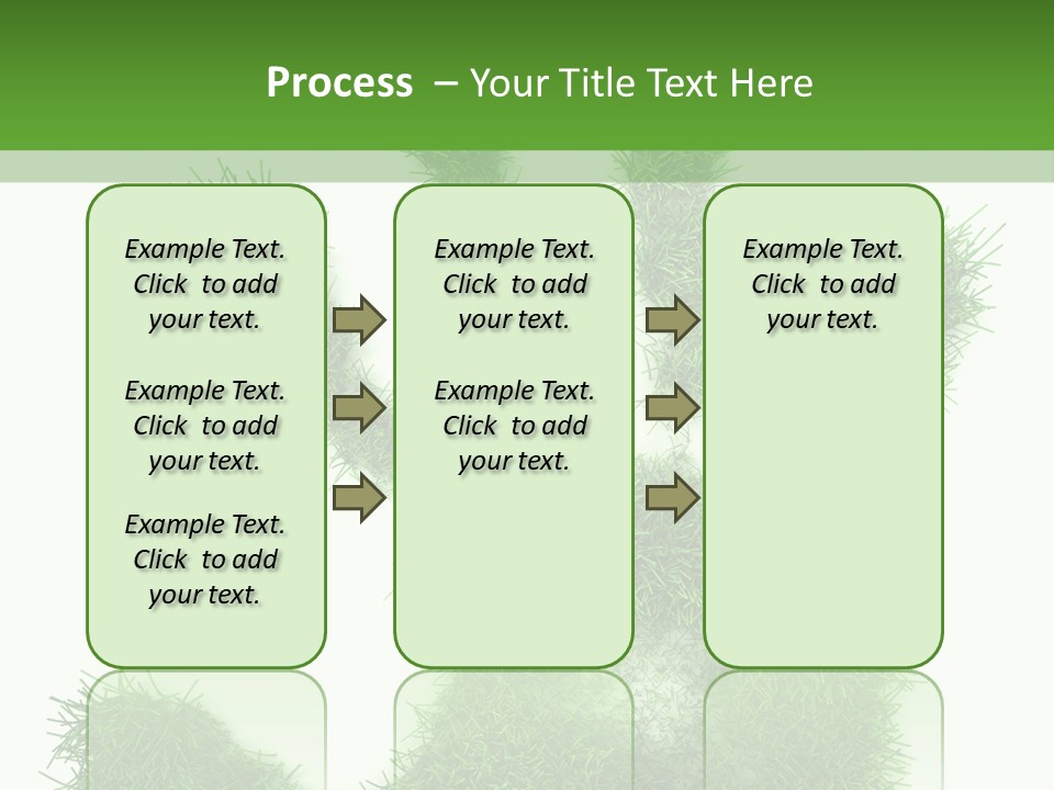 Plant Print Environmental PowerPoint Template