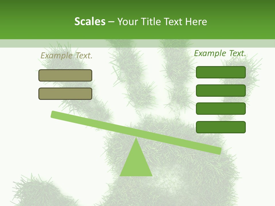 Plant Print Environmental PowerPoint Template