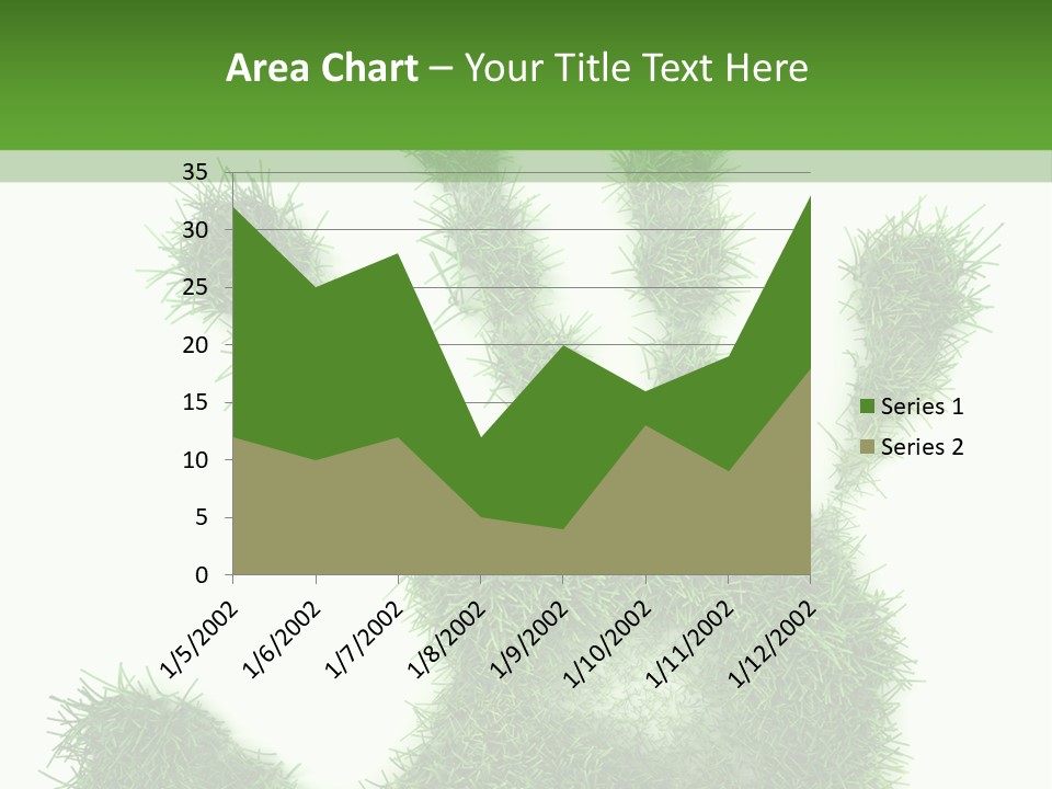 Plant Print Environmental PowerPoint Template