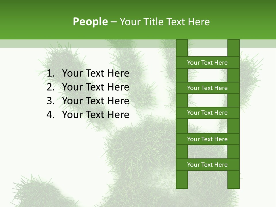 Plant Print Environmental PowerPoint Template