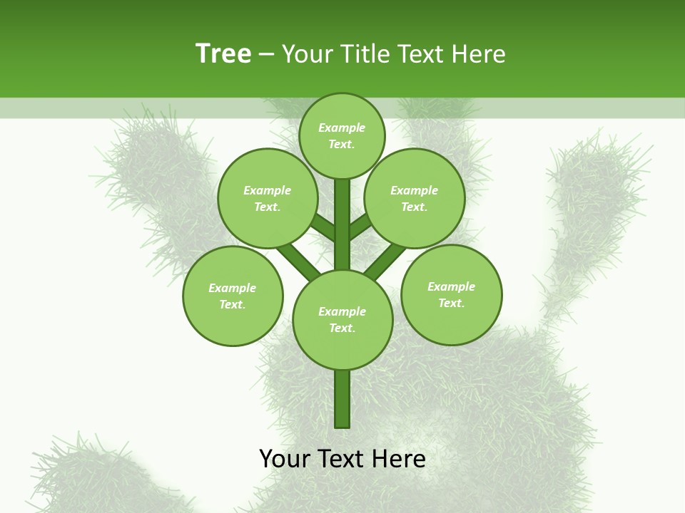 Plant Print Environmental PowerPoint Template