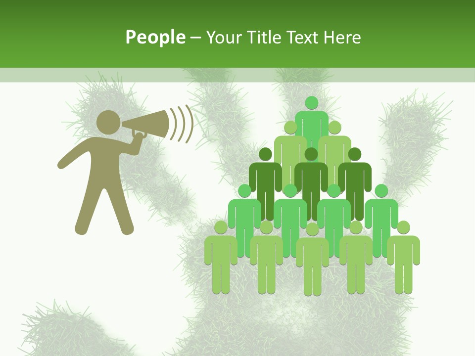 Plant Print Environmental PowerPoint Template