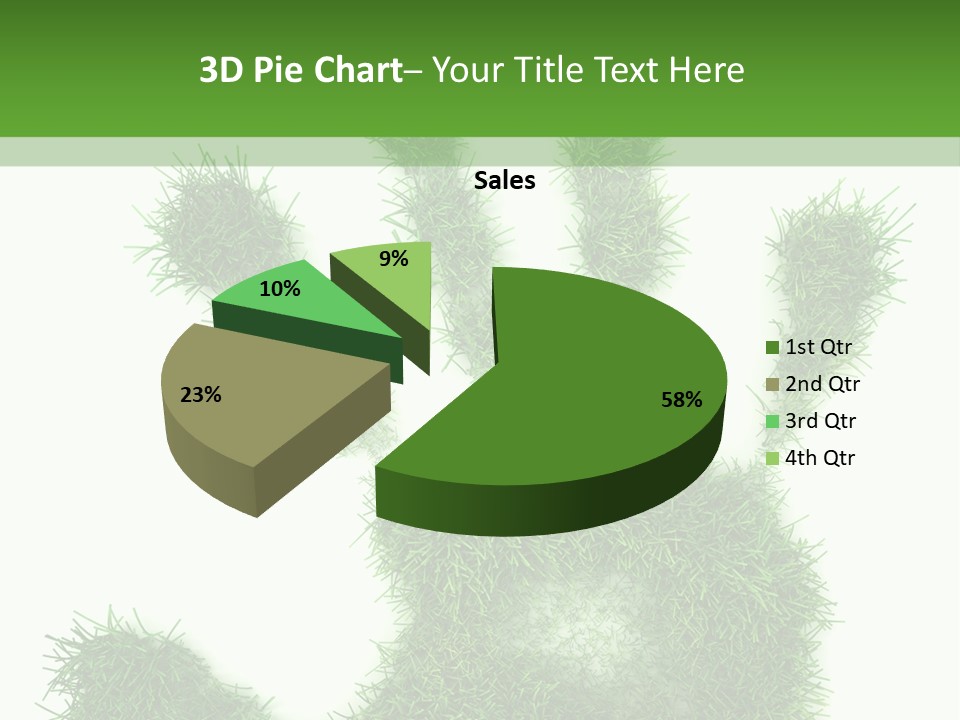 Plant Print Environmental PowerPoint Template