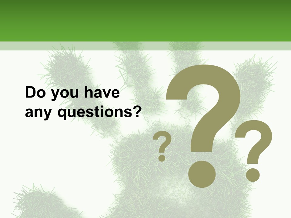 Plant Print Environmental PowerPoint Template