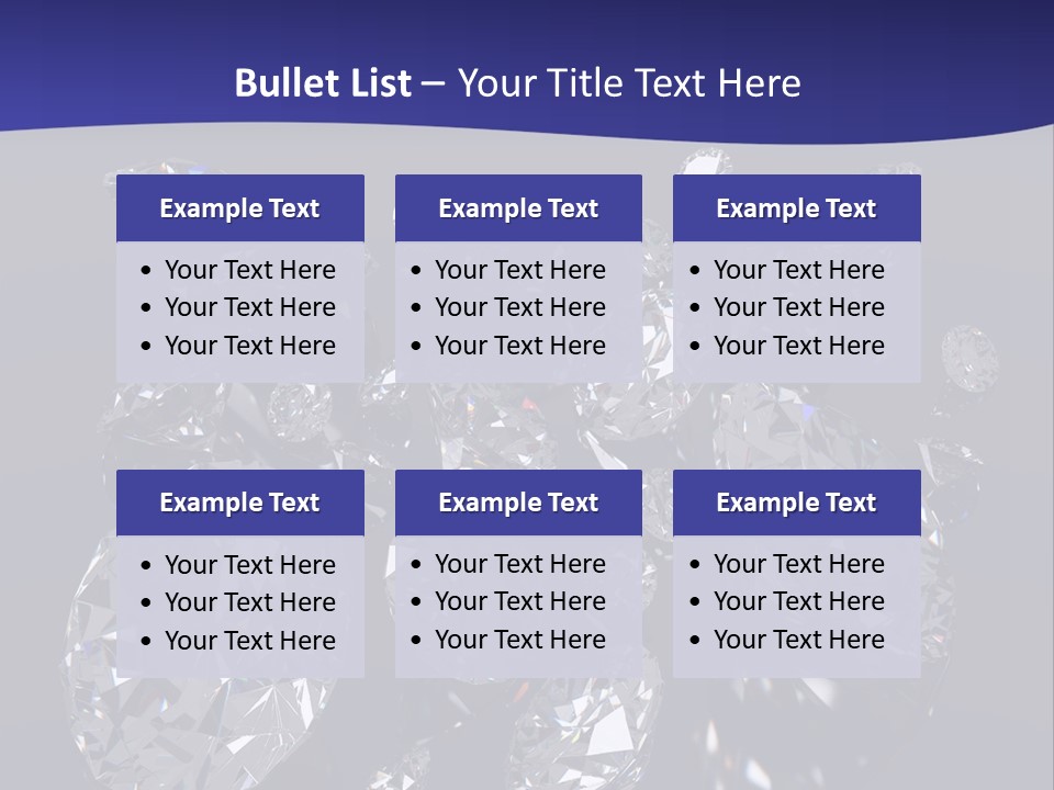 Jewellery Solid Glass PowerPoint Template