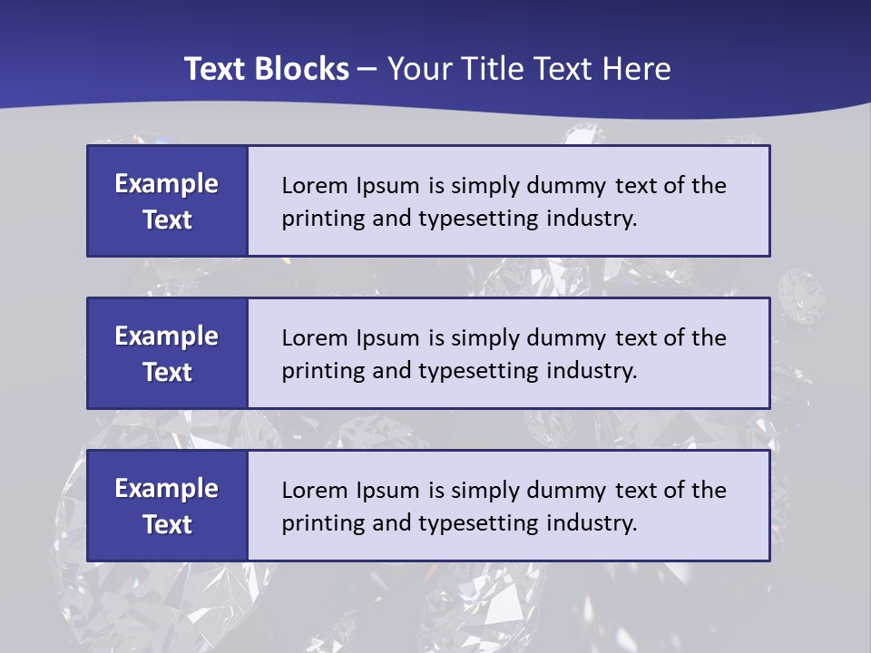 Jewellery Solid Glass PowerPoint Template
