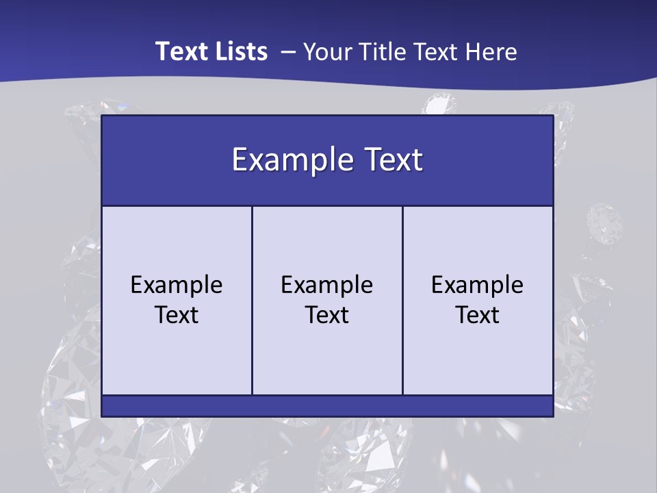 Jewellery Solid Glass PowerPoint Template