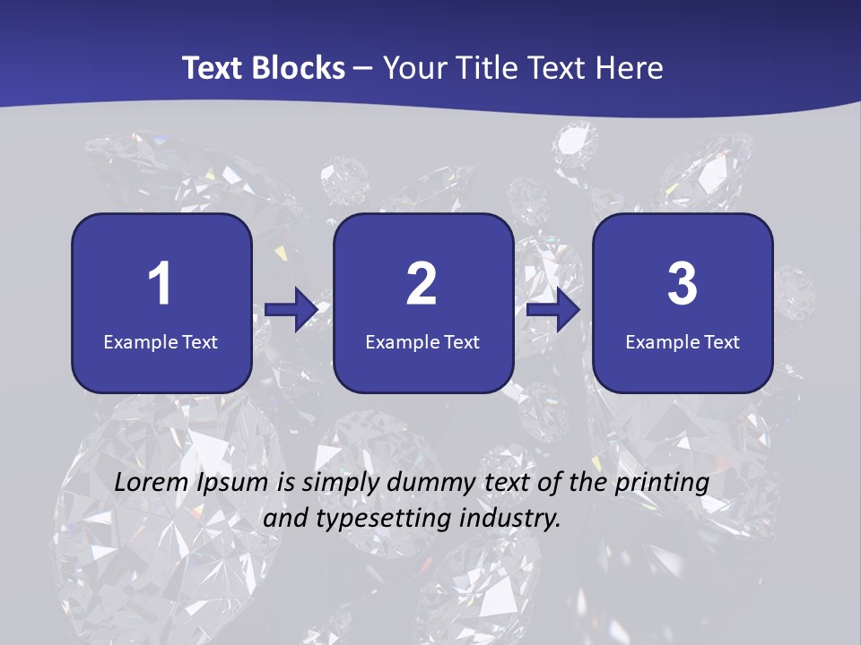 Jewellery Solid Glass PowerPoint Template