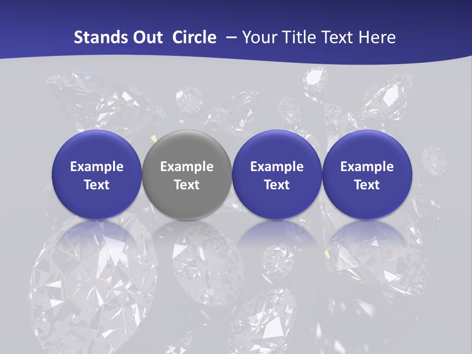 Jewellery Solid Glass PowerPoint Template