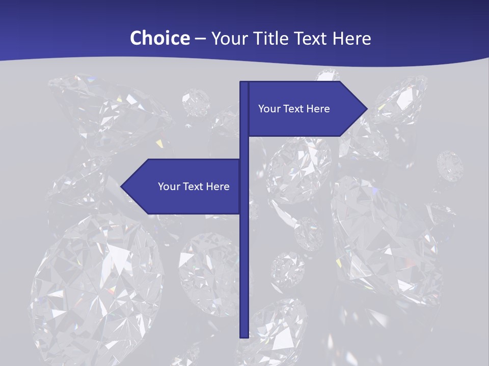 Jewellery Solid Glass PowerPoint Template
