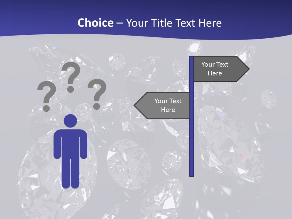Jewellery Solid Glass PowerPoint Template