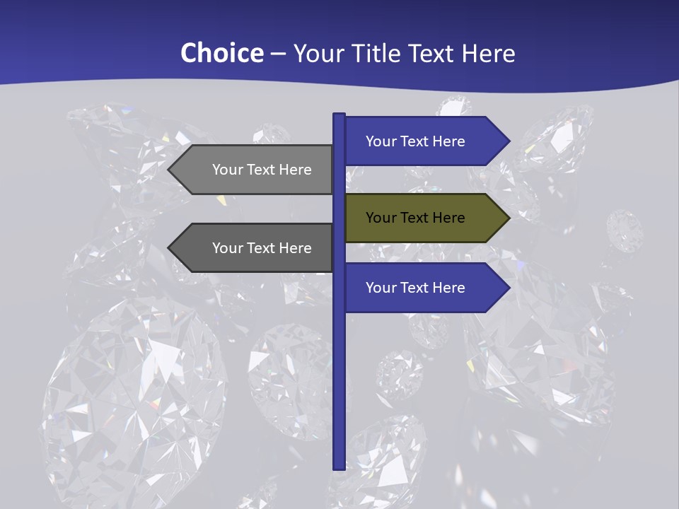 Jewellery Solid Glass PowerPoint Template
