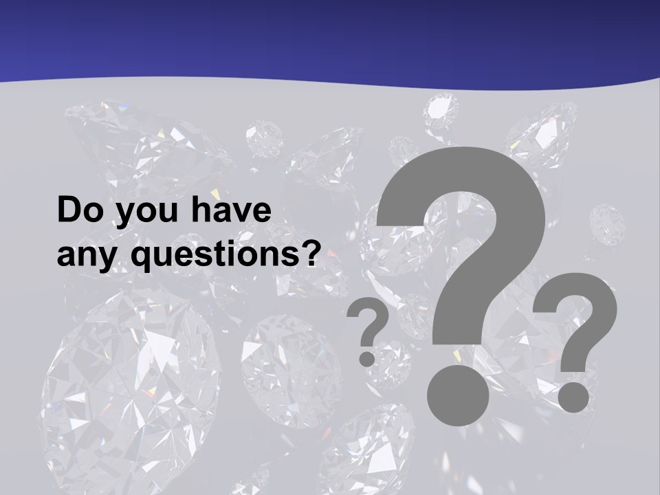 Jewellery Solid Glass PowerPoint Template