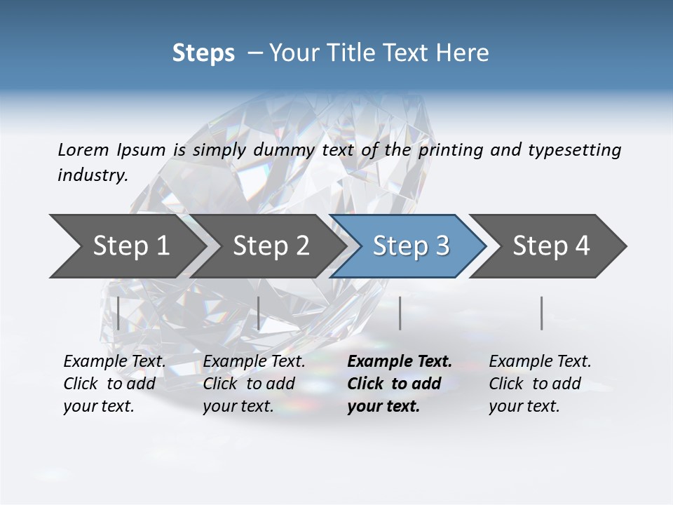 Image Transparent Beauty PowerPoint Template
