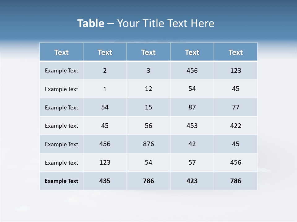Image Transparent Beauty PowerPoint Template