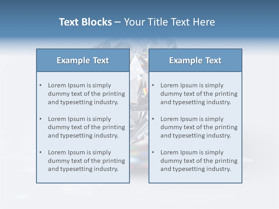 Image Transparent Beauty PowerPoint Template