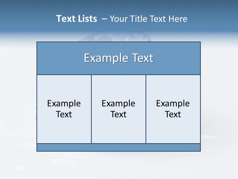 Image Transparent Beauty PowerPoint Template