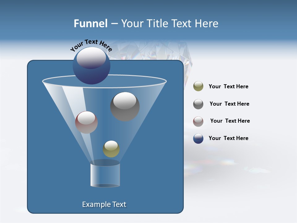 Image Transparent Beauty PowerPoint Template