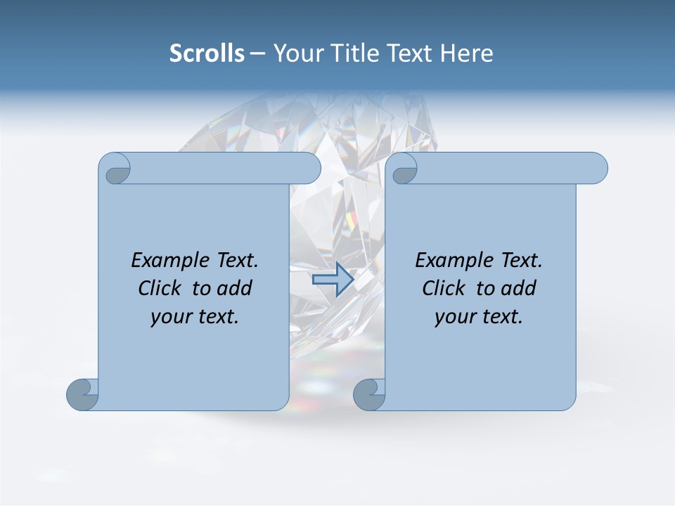 Image Transparent Beauty PowerPoint Template